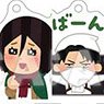 Attack on Titan x Irasutoya Trading Acrylic Stand (Set of 8) (Anime Toy)