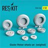 Gloster Meteor Wheels Set (Weighted) (Plastic model)
