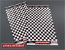 Floor - Tiles Black and White (190mm x 130mm) (1pcs.) (Plastic model)