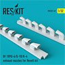 Bf 109G-6/G-10/K-4 Exhaust Nozzles (for Revell) (Plastic model)