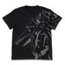 コードギアス 反逆のルルーシュ ガウェイン オールプリントTシャツ BLACK XL (キャラクターグッズ)