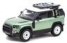 Land Rover Defender 90 Green Metallic (Diecast Car)