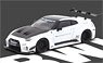LB-Silhouette Works GT Nissan 35GT-RR White (Diecast Car)