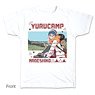 Laid-Back Camp T-Shirt L Size Design 01 (Nadeshiko Kagamihara) (Anime Toy)
