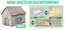 Diorama Craft Set Barn & Super Light-Weight Diorama Clay w/Stamp (Plastic model)