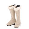 PNS2 Wicked Style Fur Suede Boots (Beige) (Fashion Doll)