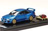 Subaru Impreza 22B STi Version (GC8 Kai) Sonic Blue Mica w/Engine Display Model (Diecast Car)