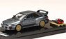 Subaru Impreza 22B STi Version (GC8 Kai) Cool Gray Metallic (Custom Color) w/Engine Display Model (Diecast Car)