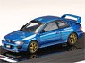 Subaru Impreza 22B STi Version (GC8 Kai) Rally Base Car / LHD Sonic Blue Mica (Diecast Car)