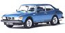 サーブ 99 ターボ コンビ クーペ 1977 メタリックブルー (ミニカー)
