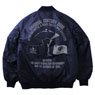 Mobile Suit Gundam A Baoa Qu MA-1 Jacket Navy L (Anime Toy)