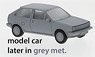 (HO) VW Polo II Coupe 1985 Metallic Gray (Model Train)