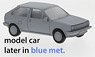 (HO) VW ポロ II クーペ 1985 メタリックブルー (鉄道模型)