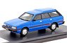 Subaru Leone Touring Wagon (1984) Blue (Diecast Car)