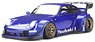 RWB Body Kit Tsubaki (Blue) (Diecast Car)