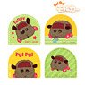 Pui Pui Molcar Teddy Acrylic Mini Clip (Set of 4) (Anime Toy)