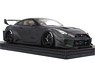 LB-Silhouette Works GT Nissan 35GT-RR Matte Black (Diecast Car)