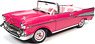 1957 シェビー ベル エアー コンバーチブル `バービー` ピンク (ミニカー)