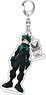 My Hero Academia: World Heroes` Mission w/Motif Acrylic Key Ring Midoriya (Anime Toy)