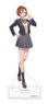 Hatsune Miku Series Acrylic Stand Meiko School Uniform Teffish (Anime Toy)