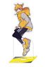 Hatsune Miku Series Acrylic Stand Kagamine Len Sporty Yuu Kisaragi (Anime Toy)