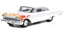Flames The Series - 1957 Plymouth Belvedere - White with Flames (Diecast Car)