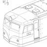 1/80(HO) EF58 Body Kit B (SG Half Garland Type, Vertical Filter, without Front Handrail) (Unassembled Kit) (Model Train)
