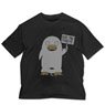 Gin Tama. Elizabeth [Don`t Stand Behind Me.] Big Silhouette T-Shirt Black L (Anime Toy)