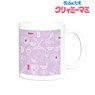 Creamy Mami, the Magic Angel Motif Pattern Mug Cup Purple (Anime Toy)