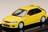 Honda Civic Type R (EK9) Sunlight Yellow w/Engine Display Model (Diecast Car)