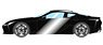 Lexus LC500 `Patina Elegance` Graphite Black Glass Flake (Diecast Car)