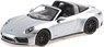 Porsche 911 (992) Targa 4 GTS - 2021 (Silver) (Diecast Car)