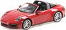 Porsche 911 (992) Targa 4 GTS - 2021 (Red) (Diecast Car)