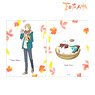Natsume`s Book of Friends [Especially Illustrated] Takashi Natsume & Nyanko-sensei Baked Sweet Potato Ver. Clear File (Anime Toy)