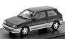 Suzuki Cultus 1300 GT-i (1987) Sachsen Black Metallic / Twin Crystal Silver Metallic (Diecast Car)