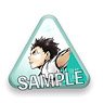 Haikyu!! Fierce Fight!! Triangle Can Badge Hajime Iwaizumi (Anime Toy)