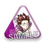 Haikyu!! Fierce Fight!! Triangle Can Badge Satori Tendo (Anime Toy)