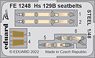 Zoom Etched Parts for Hs129B Seatbelts Steel (for Hasegawa) (Plastic model)