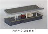1/80(HO) HO Scale Size Modern Platform Plus Kit (Island Platform, w/Roof) (Unassembled Kit) (Model Train)