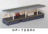 1/80(HO) HO Scale Size Modern Platform Plus Kit (One-Sided Platform, w/Roof) (Unassembled Kit) (Model Train)