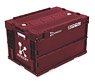 Evangelion KREDIT Folding Container [Dark Red] (Anime Toy)