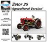 Zetor 25 `Agricultural Version ` (Plastic model)