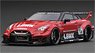 LB-Silhouette WORKS GT Nissan 35GT-RR Red / Black (ミニカー)