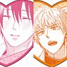 [Kirai de Isasete] Heart Type Glitter Acrylic Badge (Set of 6) (Anime Toy)
