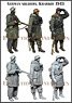 WWII German Winter Equipped Infantry Patroll Team Set (1943-45) (Set of 3) (Plastic model)