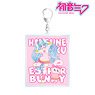 Hatsune Miku MikuWorldCollab Esther Bunny Big Acrylic Key Ring Ver,B (Anime Toy)