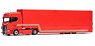 Scania transport vehicle Red ※トレーラーヘッド + セミトレーラー セット (ミニカー)