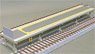 1/80(HO) Suburban Platform Both End Kit (2 Set) (Unassembled Kit) (Model Train)
