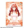 [The Quintessential Quintuplets the Movie] Leather Pass Case Bride Ver. Design 05 (Itsuki Nakano) (Anime Toy)