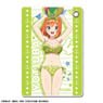 [The Quintessential Quintuplets the Movie] Leather Pass Case Swimwear Ver. Design 04 (Yotsuba Nakano) (Anime Toy)